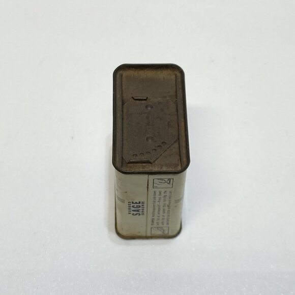 Frenchs Rubbed Sage Ground Spice Metal Tin Can Kitchen Deco RT French Co Vintage - Picture 7 of 7